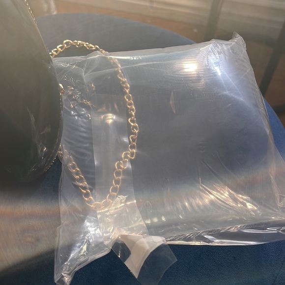 Black mouse purse with gold strap - Picture 5 of 5